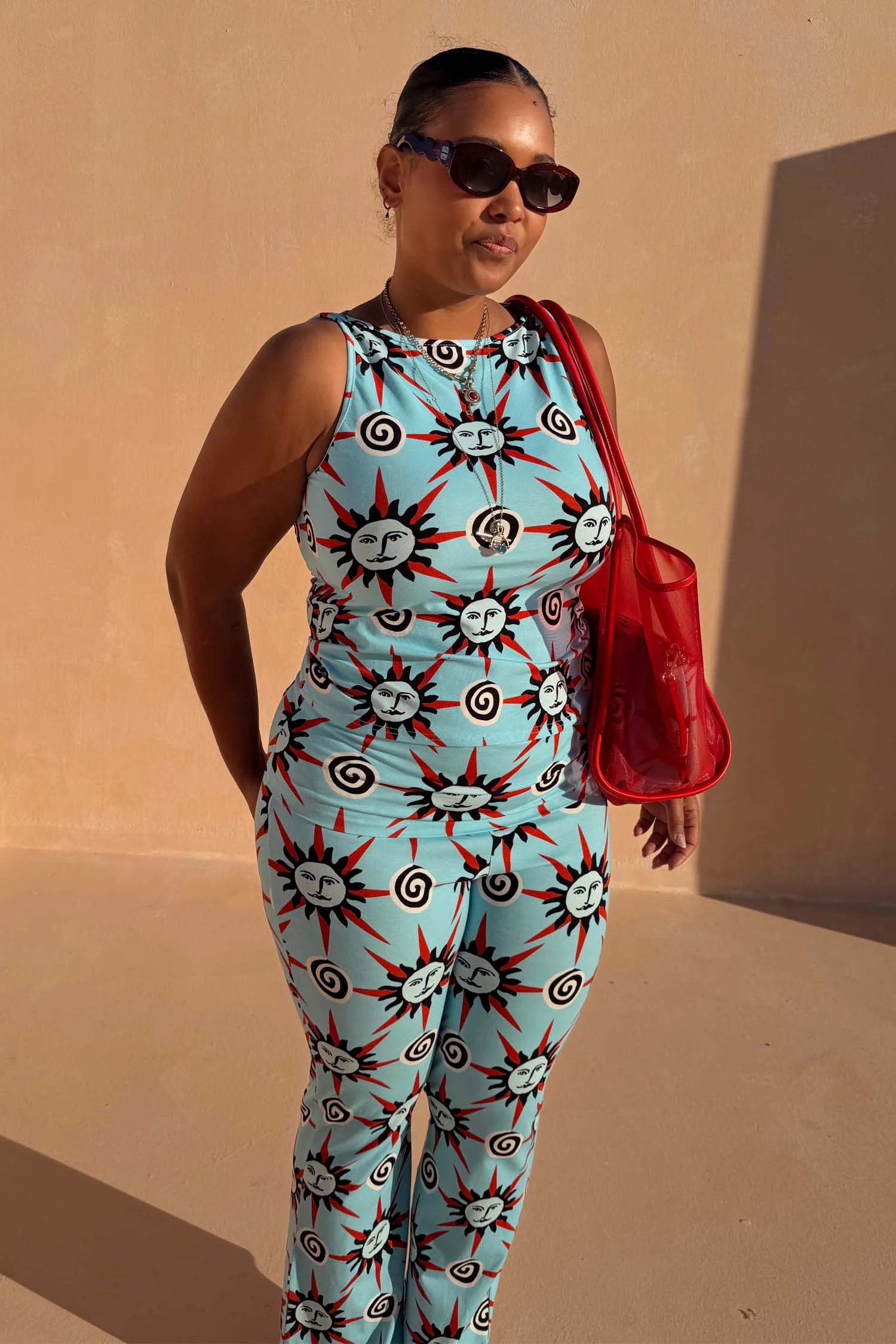 Blue Sun Tank Top - Image 6