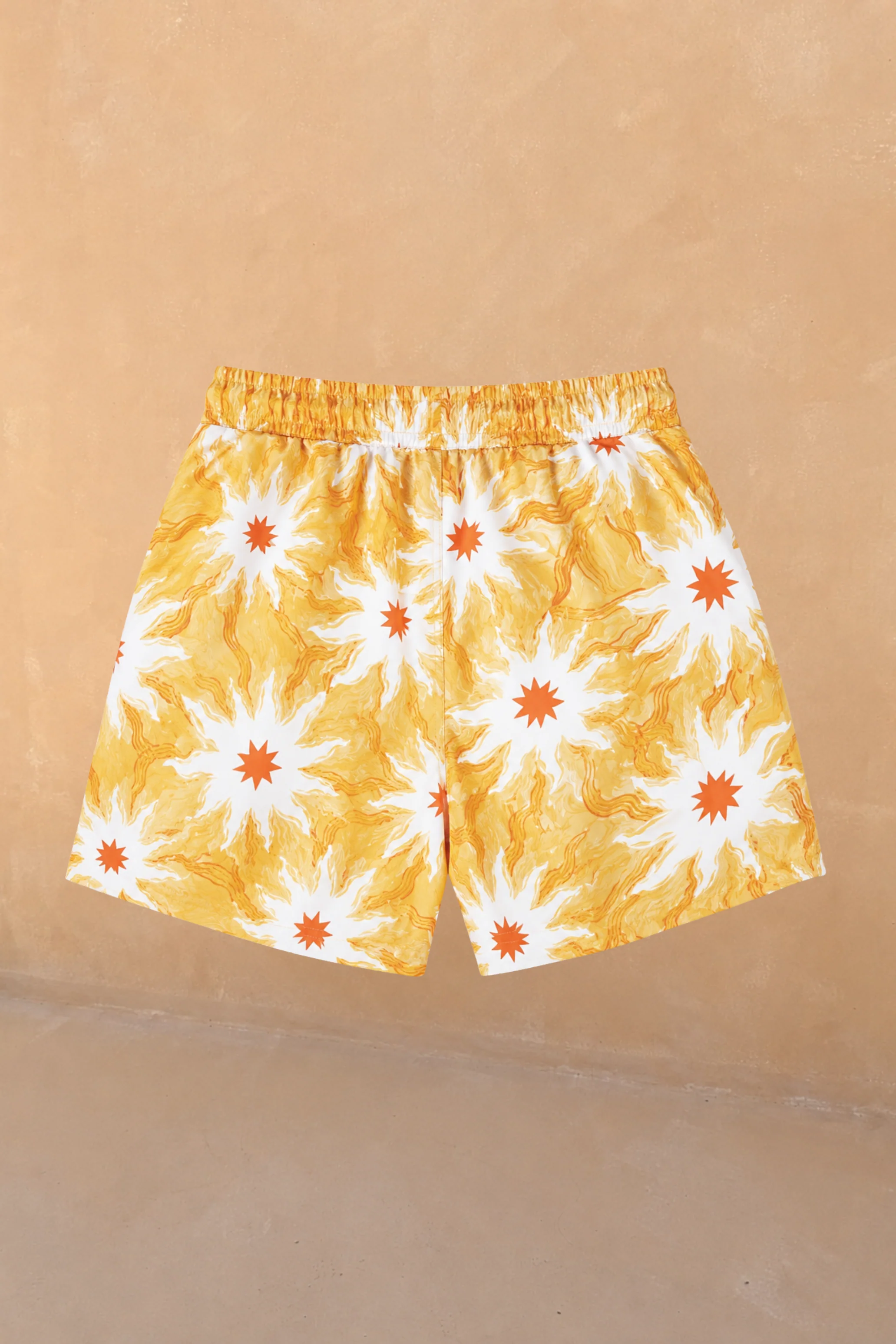 Boy's Yellow Sun Swim Shorts - Image 10