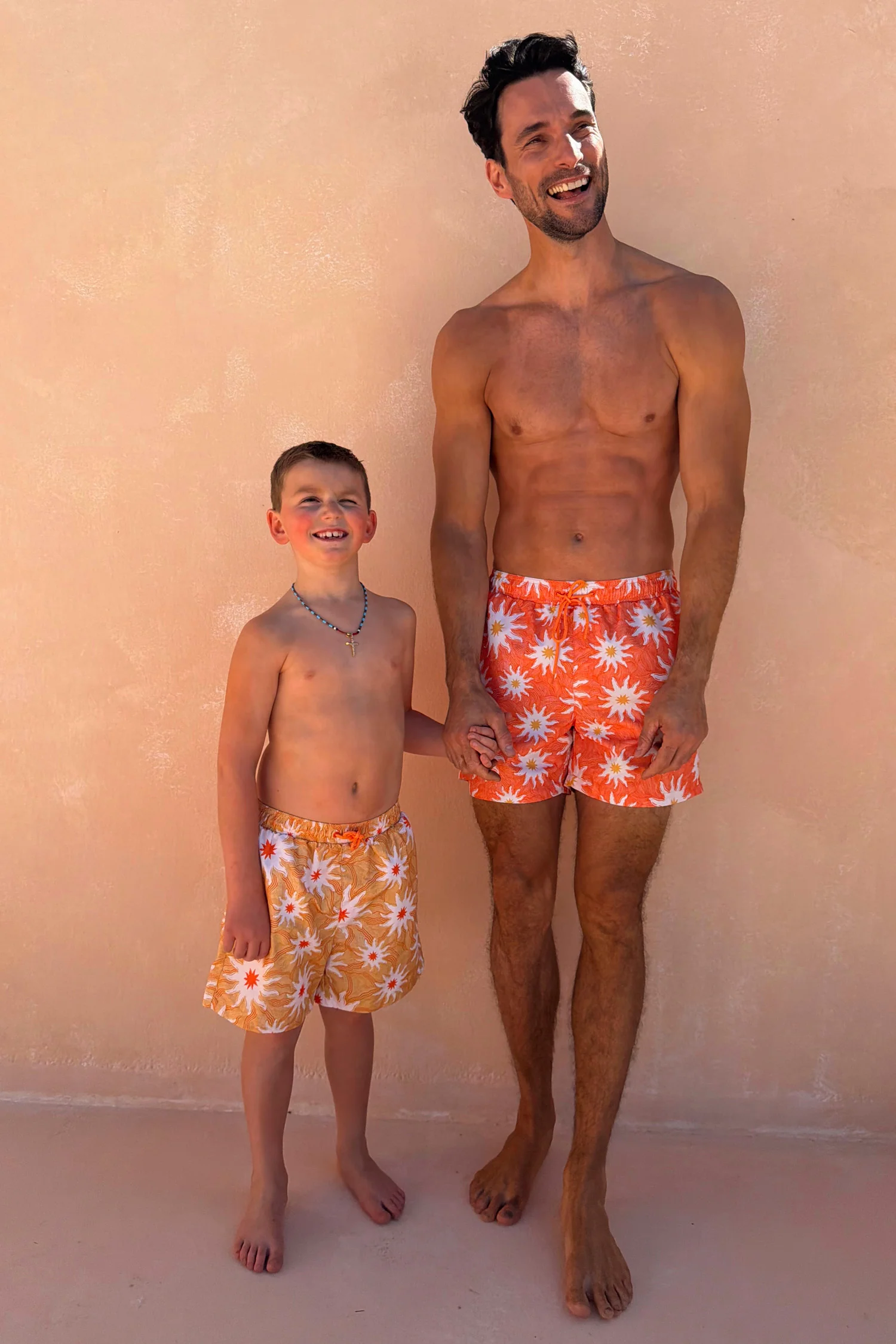 Boy's Yellow Sun Swim Shorts - Image 7