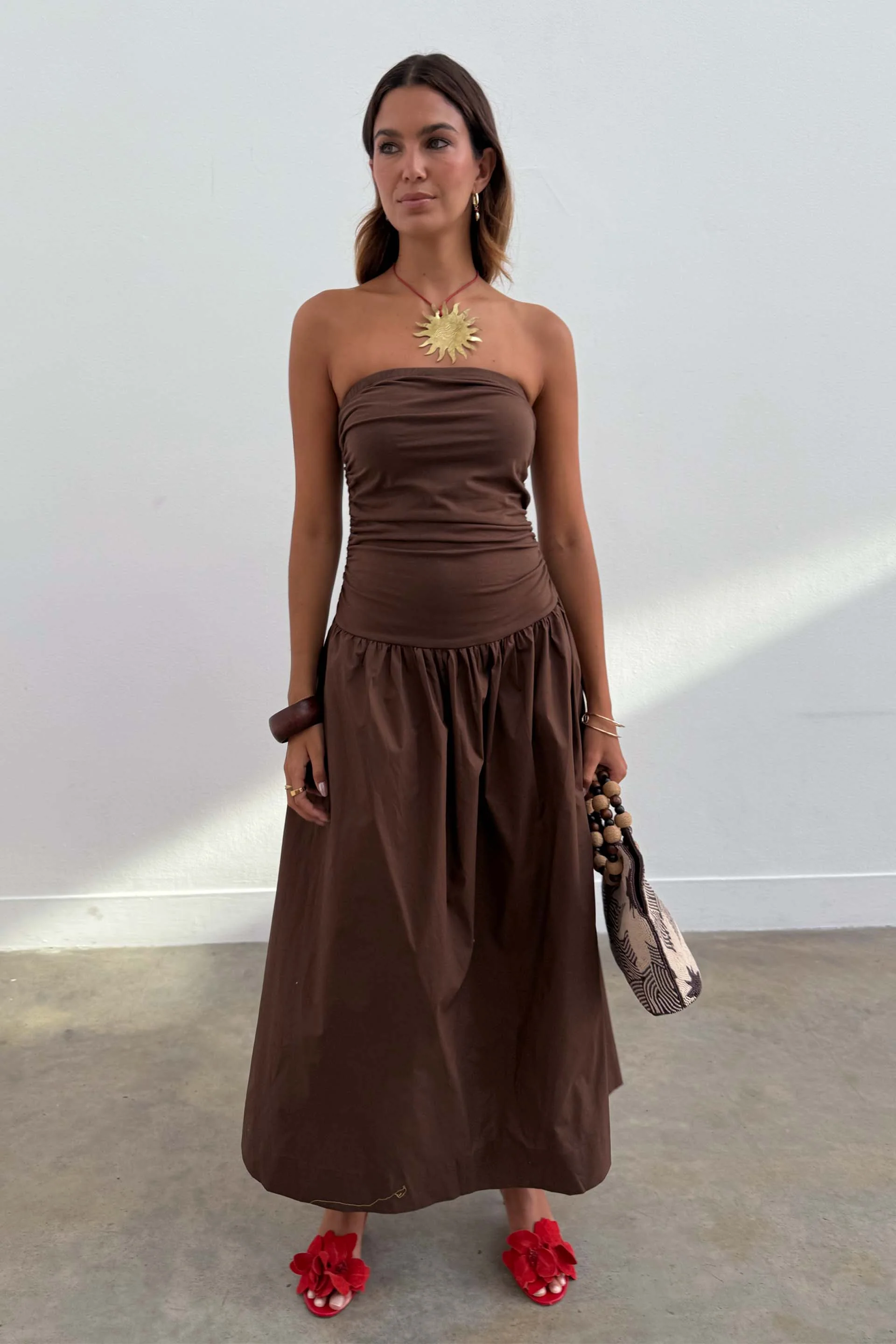 Chocolate Lola Mid-axi Dress - Image 3