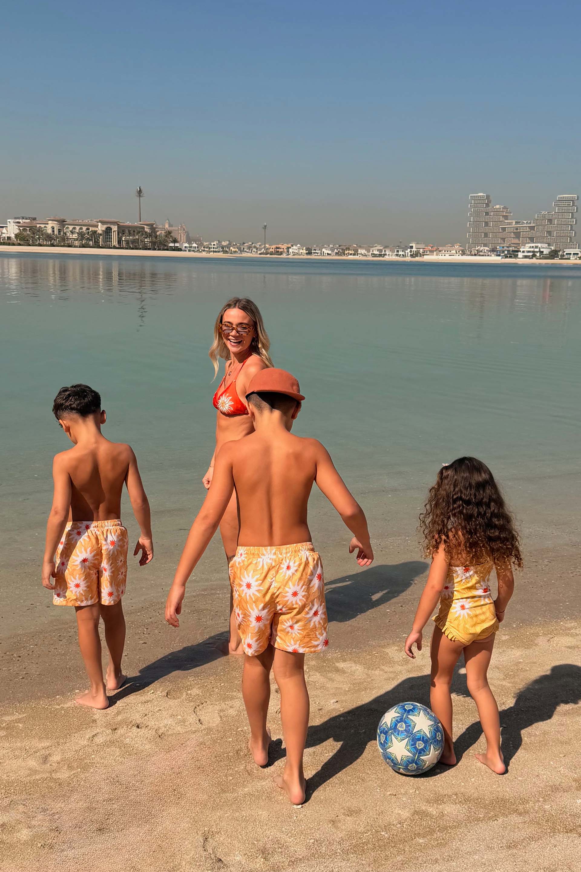 Girl's Yellow Sun Swimsuit - Image 10