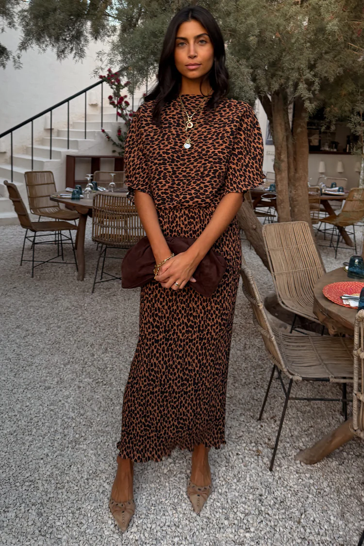 Lucia Leopard Tilly Dress Petite - Image 8