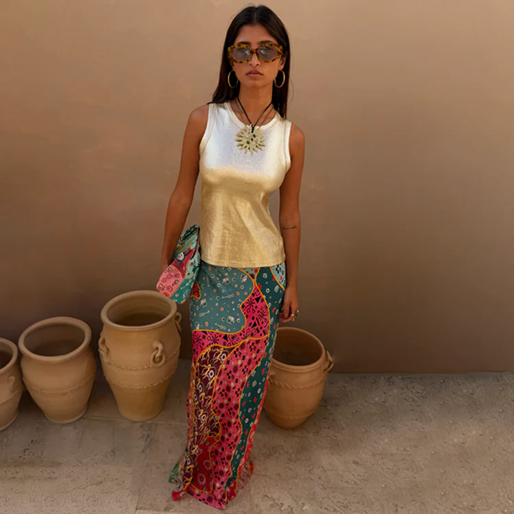 Pastel Morocco Dorris Skirt