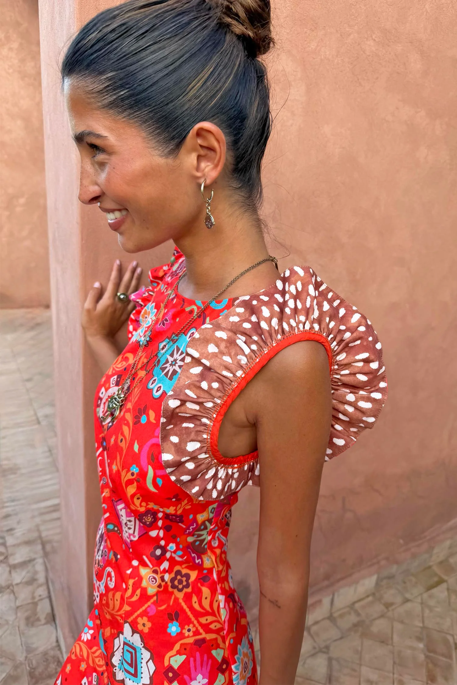 Tomato Tapestry Frida Dress - Image 7